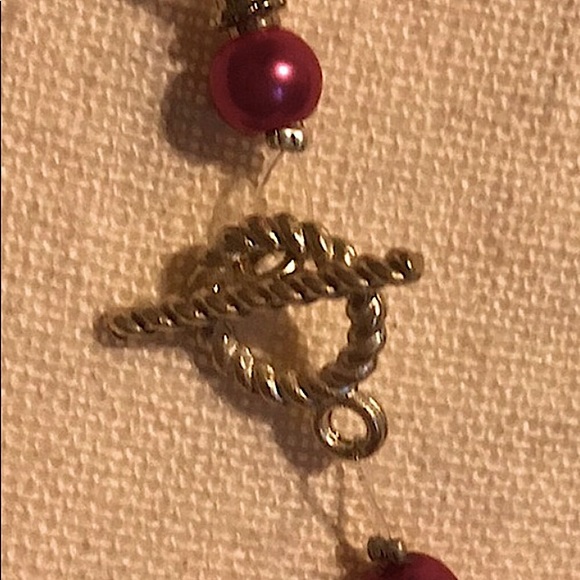 🆕🔥SWARVOSKI AUTHENTIC CRYSTALS BEAUTIFUL NECKLACE W/PINK GLASS BEADS&SILVER!! - Picture 9 of 9